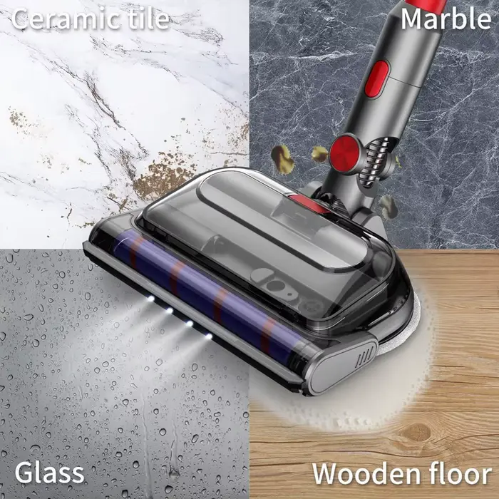 Tête de vadrouille électrique chaude pour aspirateur Dyson V7 V8 V10 V11 V15