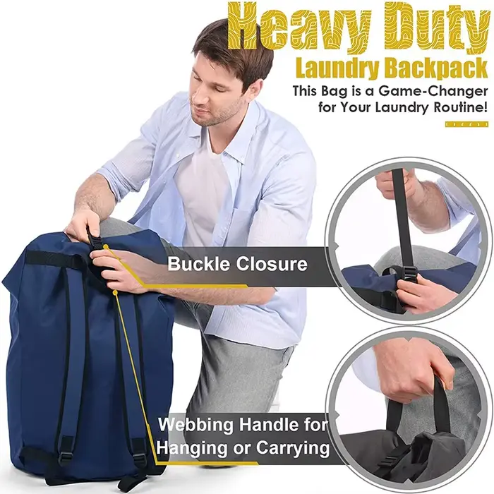 Sac à linge réglable et extensible