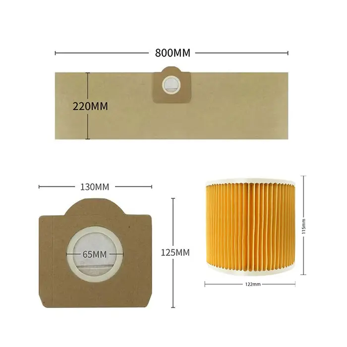 Filtre de remplacement pour aspirateur sec et humide Karcher WD3 MV3 WD3 Premium SE4001 MV1 WD3200 WD3300 A2204 A2656