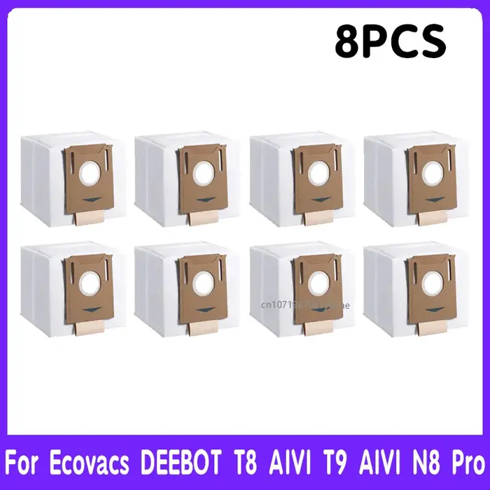 Sac à poussière pour aspirateur ECOVACS Deebot N8/N8 Pro/N8 Pro Plus/N8 PRO CARE OZMO T8/T8 PURE/OZMO T8 + T9/T9 +/T9