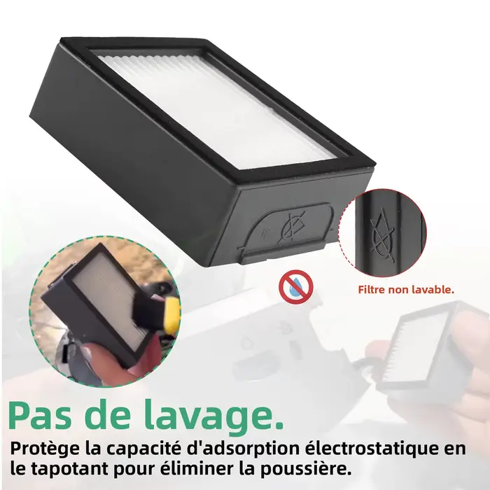 Filtre haute efficacité pour aspirateurs robots iRobot Roomba evo, i,e Series:E5 E6 E7 i1 i3 i4 i5 i6 i7 i8 e, i, série