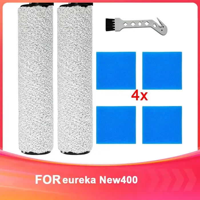 Filtre de brosse à rouleau de remplacement NEW400 pour aspirateur sec et humide sans fil EUREKA