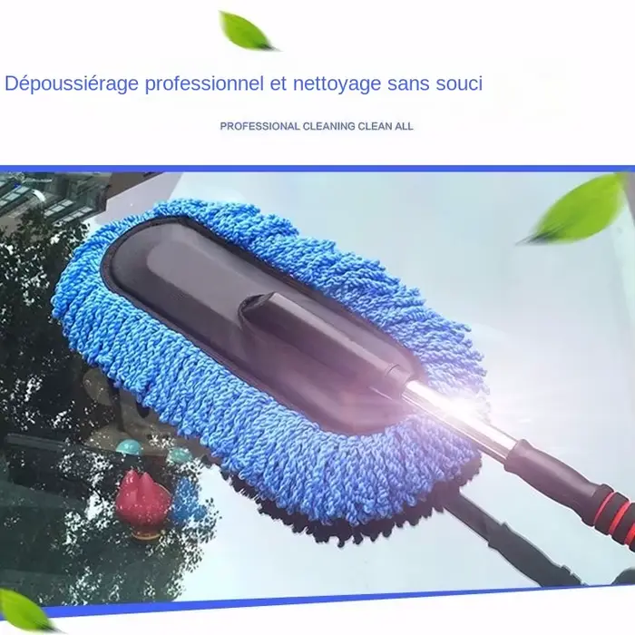 Kit de vadrouille de brosse de lavage de voiture en microcarence