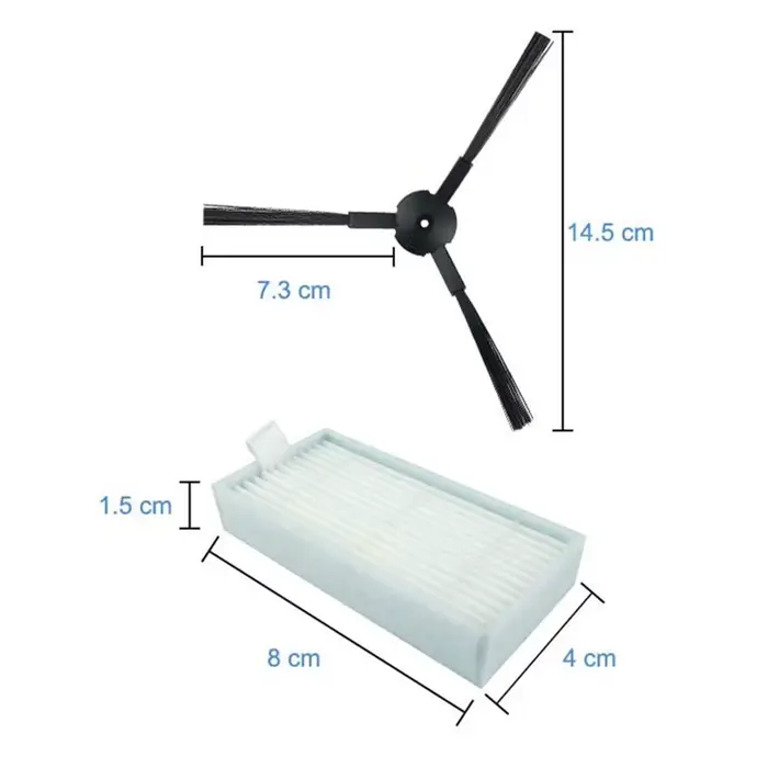 Kit d'accessoires pour aspirateur ILIFE ZACO V3 V3s V5 V5s V5s Pro