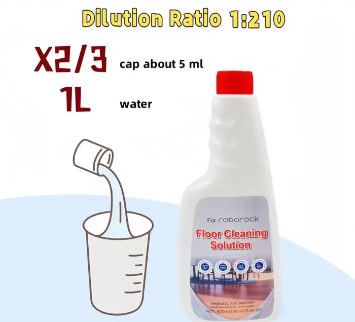 Liquide nettoyant pour sols Roborock 480 ml