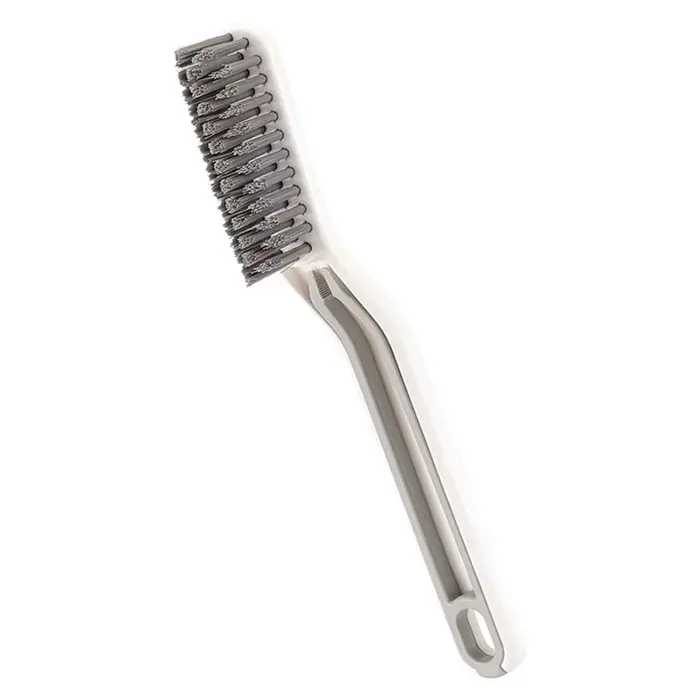 Brosse de nettoyage d'angle de salle de bains dure pour mur/évier/baignoire/carreaux, brosse de nett