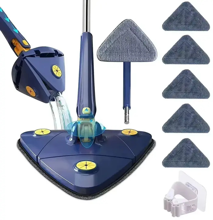 Vadrouille triangulaire télescopique rotative 360 °