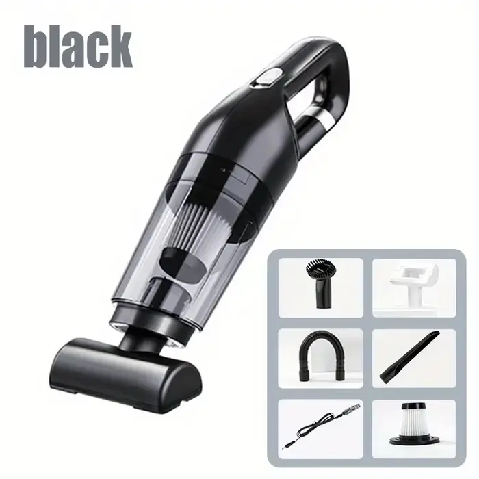 Aspirateur à main sans fil, Rechargeable, pour voiture, maison, double usage, collecteur de poussièr