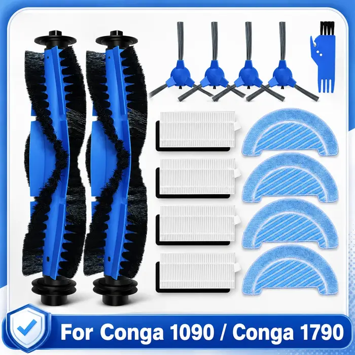 Pièces de rechange pour aspirateur Robot Cecotec Conga 1090 1790 Titanium Ultra