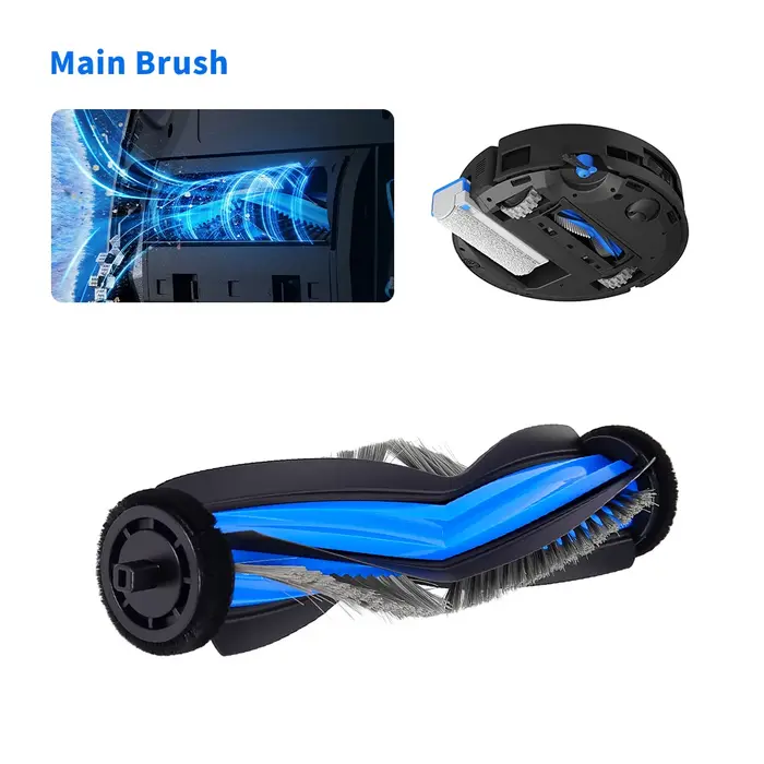 Brosse principale anti-emmêlement pour aspirateur robot ECOVACS DEEBOT X9 X9Pro X9 Pro Omni T80S