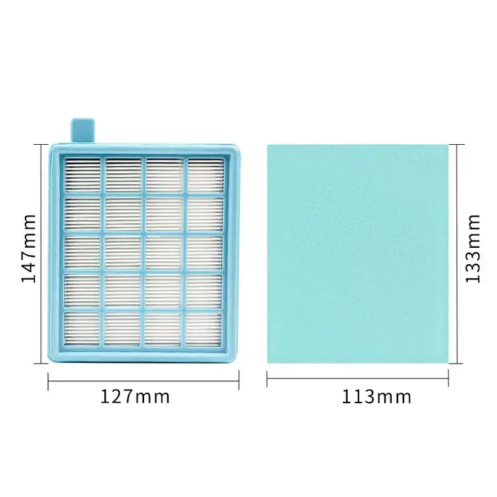 Filtre maille filtre HEPA BUFFALO-MISTRAL pour aspirateur Philips FC8470 FC8471 FC8472 FC8473 FC8474 FC8476 FC8477