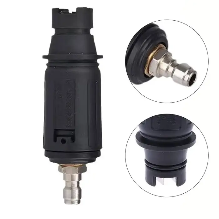 Buse de nettoyeur haute pression à angle réglable 3000 PSI - Pulvérisateur à connexion rapide 1/4'' pour le nettoyage de voitures et de jardins