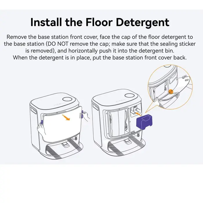 Détergent pour sols Narwal original pour aspirateur robot et accessoires de nettoyage Freo Z Ultra/Freo Z10/Freo Z10 Ultra (580 ml)