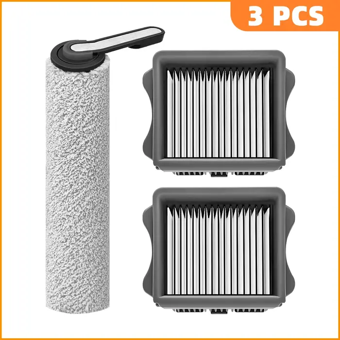 Compatible avec Tineco Floor ONE S5 / S5 Pro 2 / S5 Pro / S5 Blue Pièces d’aspirateur Rouleau Lingette de lavage Filtre HEPA Accessoires de remplacement
