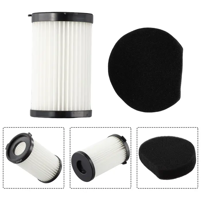 Filtre lavable réutilisable avec éponges pour aspirateur TurboTronic TT-VS6 pièces de rechange