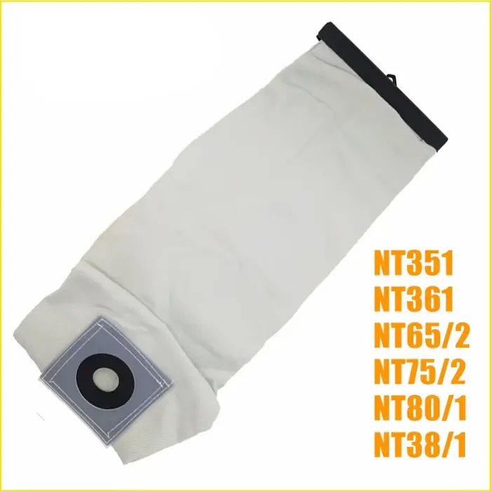 Sac à poussière en tissu lavable pour aspirateur Karcher NT351 NT361 NT65/2 NT75/2 NT80/1 NT38/1