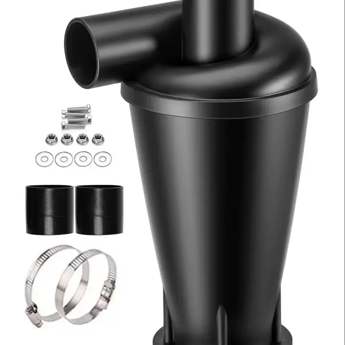 Double Filtration-collecteur de poussière Cyclone, 50mm/2 '', filtre turbocompressé pour le travail 