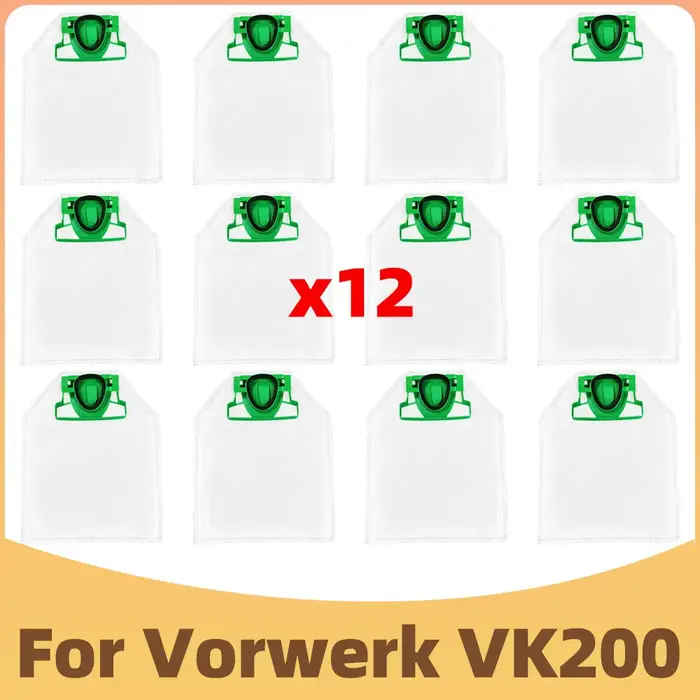 Compatible avec Vorwerk Kobold VK200 Aspirateur Robot Pièces de Rechange Accessoires Sac à Poussière