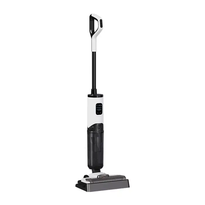 Nettoyeur de sols et tapis électrique sans fil, humide et sec, avec moteur sans balais et filtre HEP
