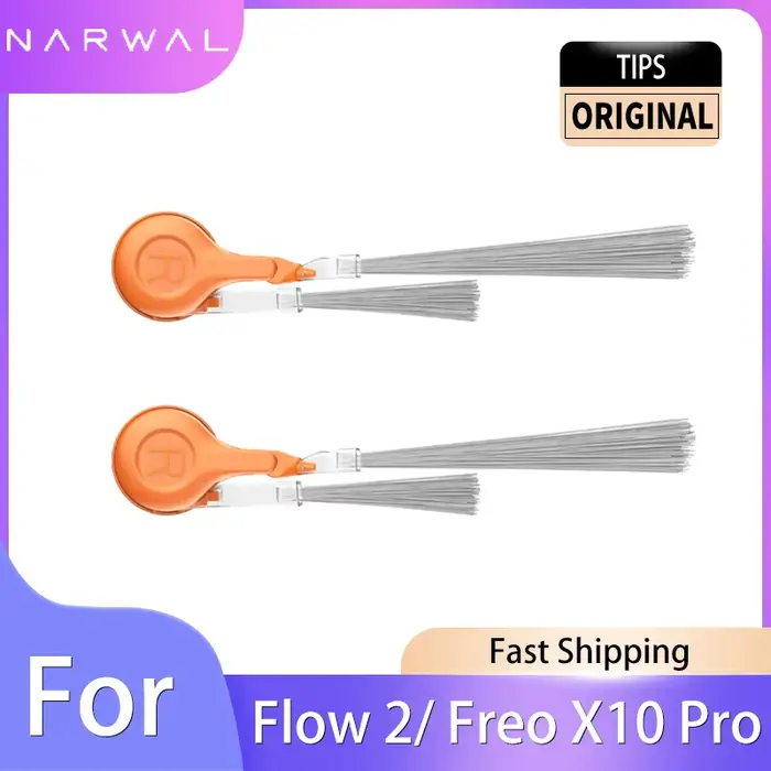Brosse latérale originale pour aspirateur robot Narwal Flow 2/Freo Z10 Pro