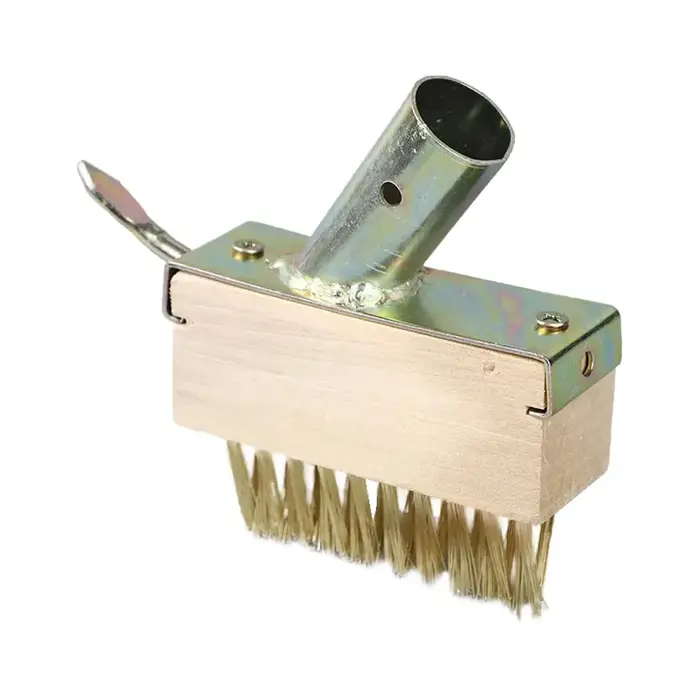 Brosse commune, désherbage manuel, brosses de remplacement, brosses de nettoyage de jardin pour mousse et mauvaises herbes, brosse en acier