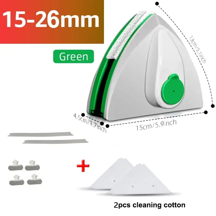 Nettoyeur de vitres magnétique Double face