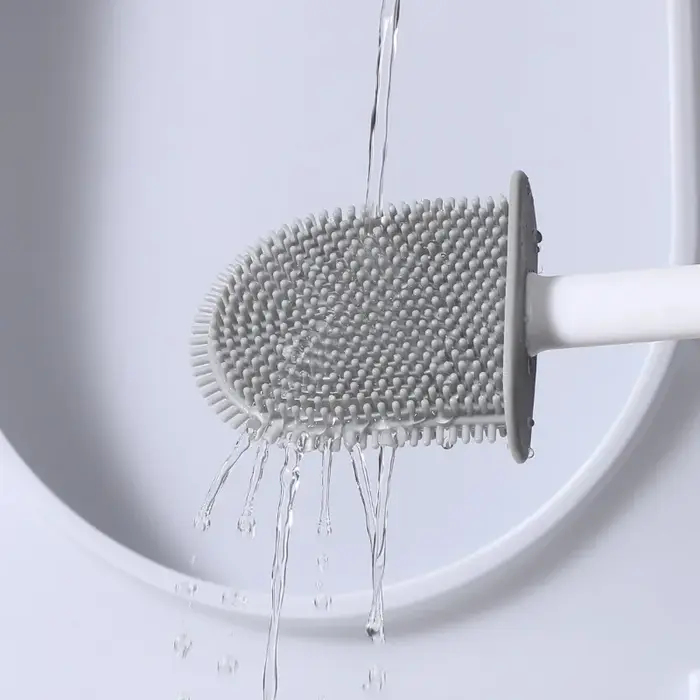 Ensemble de brosses WC en silicone
