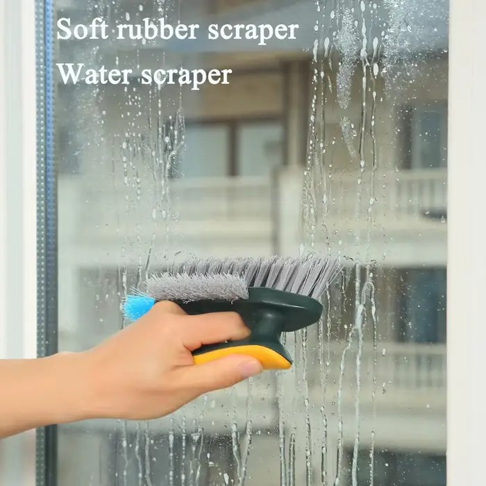 Brosse de nettoyage multifonction pour carrelage et coulis