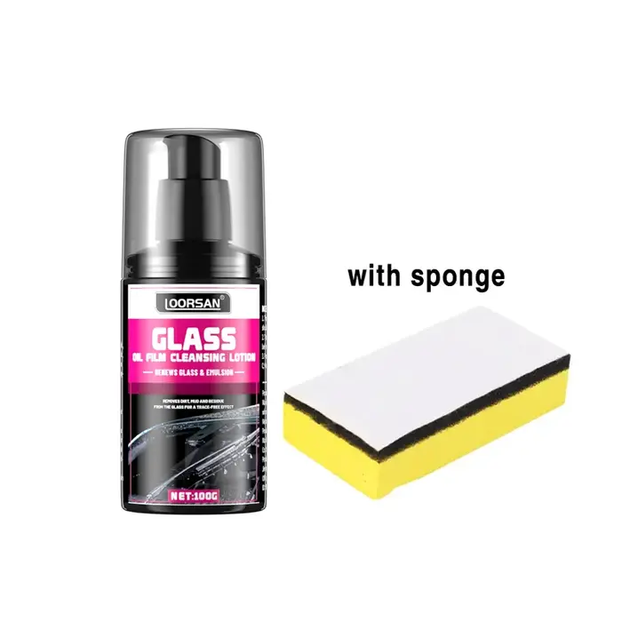 LOORSAN 100ml nettoyant pour verre et douche professionnel dissolvant de calcaire et d'échelle pour salle de bain cuisine voiture cristal clair