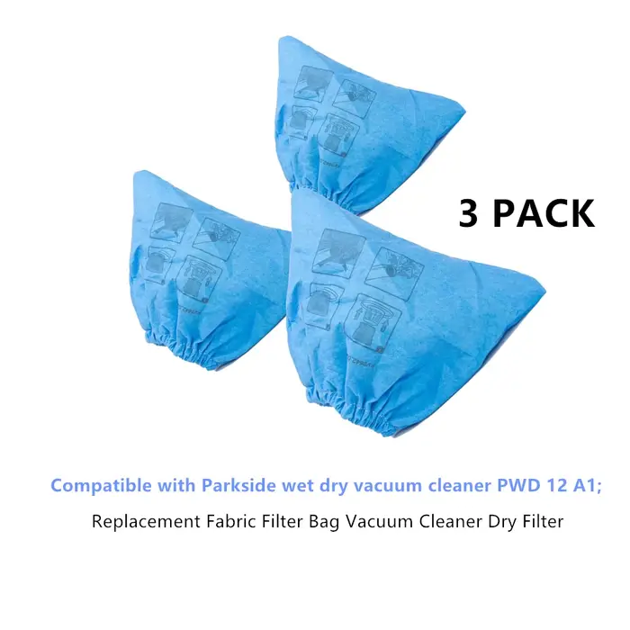 Sac filtrant en tissu, 3 pièces