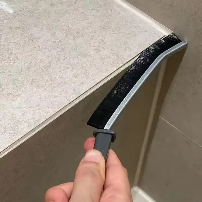 Brosse de nettoyage à poils durs pour ligne de sol de douche