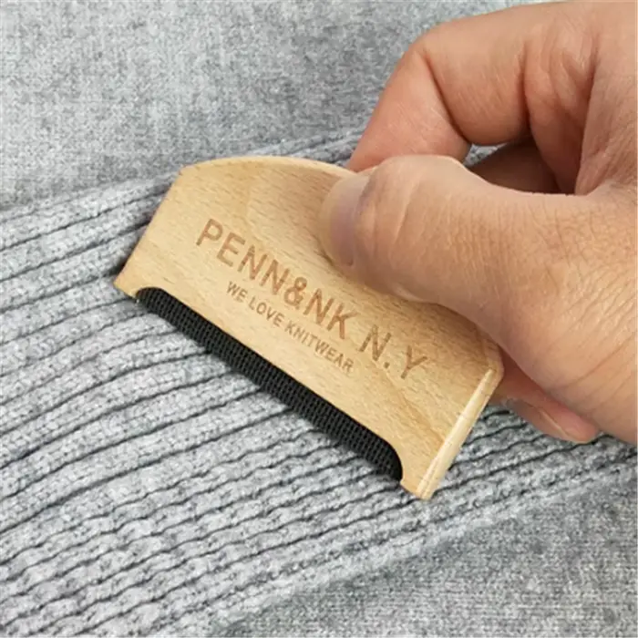 Épilateur manuel portable en bois pour vêtements, rasoir pour pull, peigne anti-peluches pour tissu
