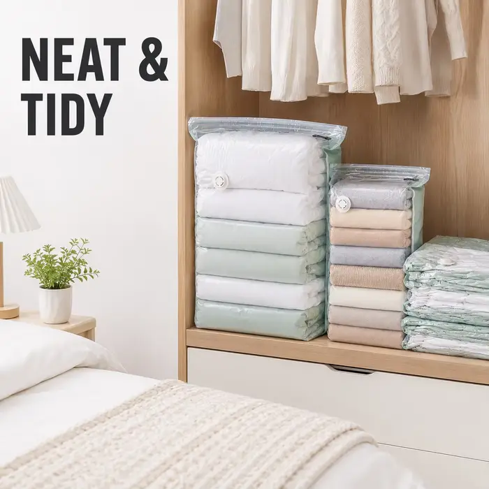 Sacs de rangement sous vide extra grands