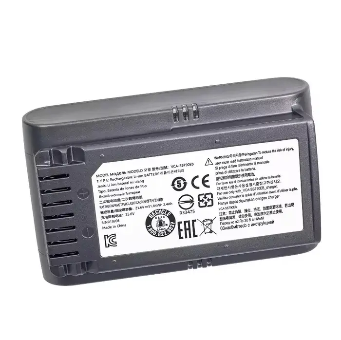 Batterie d'origine 100% pour aspirateur sans fil Samsung Vs9000 Jet90 Jet75 Jet90E VCA-SBT90