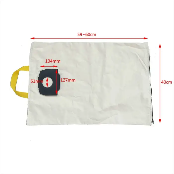 Pièces d'aspirateur sac à poussière en tissu sac filtrant lavable pour Karcher WD4 WD5 WD6