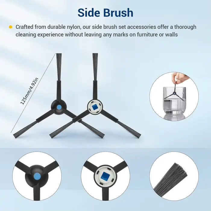 Accessoires compatibles pour aspirateur Ecovacs Deebot T50 Max / T50 Max Pro Omni / T50 Max