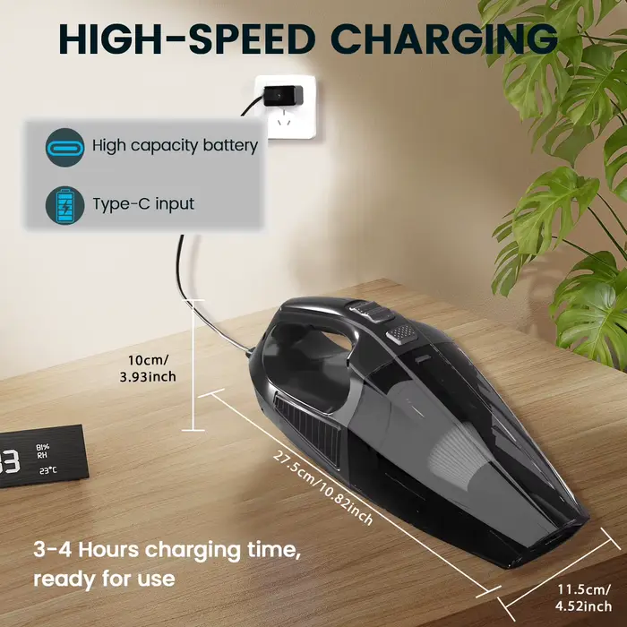 Aspirateurs sans fil portables puissant aspiration Rechargeable aspirateur à main sans fil accessoires électroniques de voiture