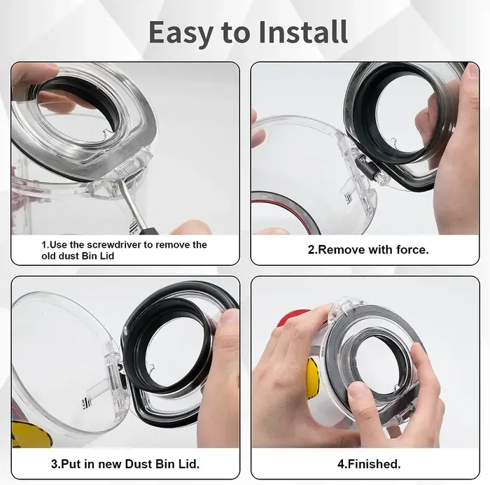 Couvercle de poubelle à poussière pour aspirateur Dyson