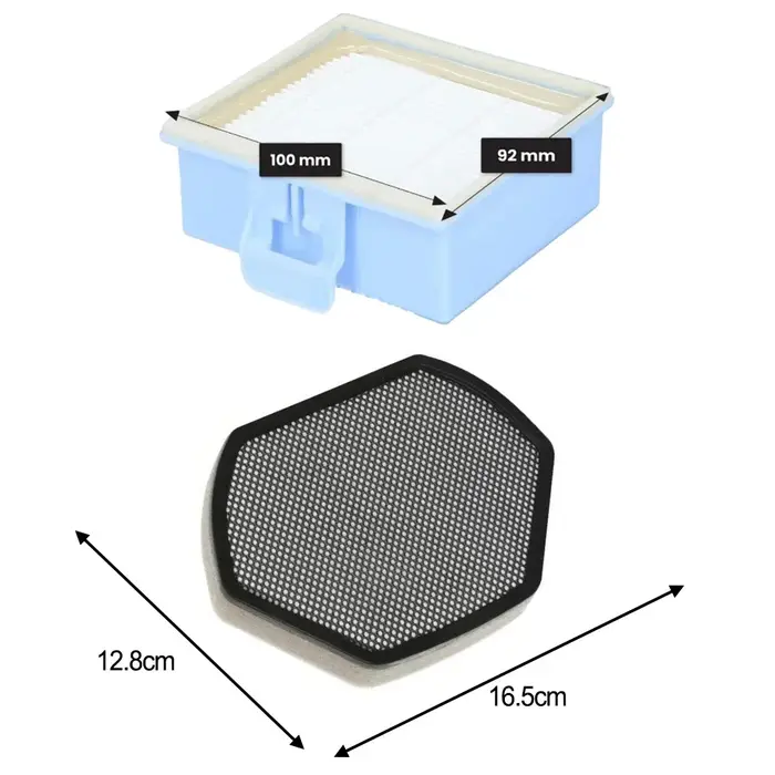 1/2 jeux de filtres pour aspirateurs Bosch GS20