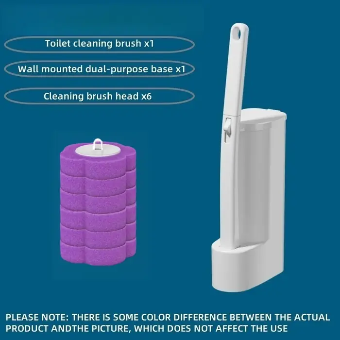 Brosse de nettoyage jetable pour toilettes et salle de bain