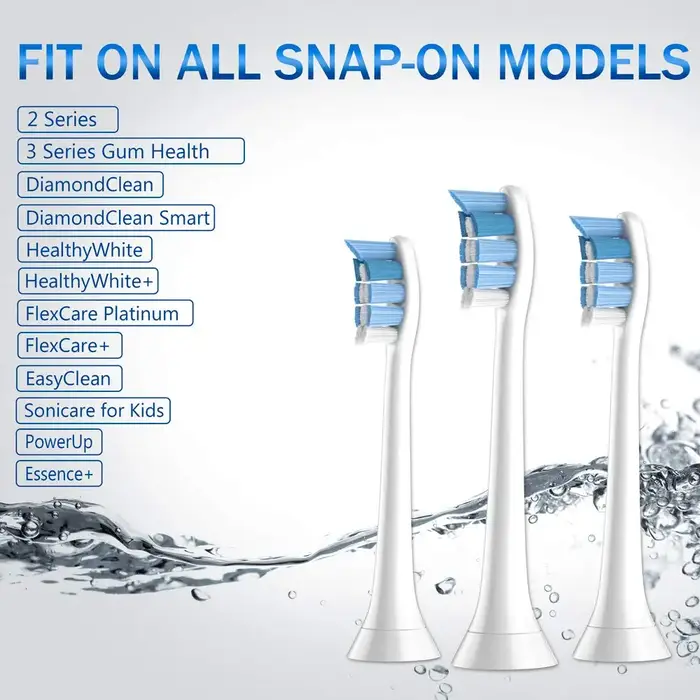 Têtes de brosse à dents pour PHILIPS, HX9034, HX3211, HX3281, HX6220, HX6211, HX6231, HX6250, HX6å,