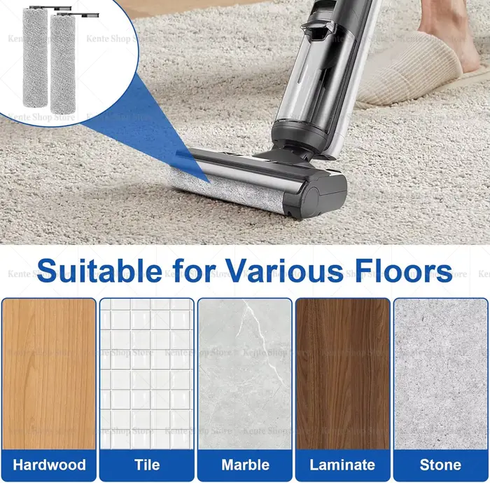 Rouleau de brosse de remplacement sous vide et filtre HEPA pour Tineco Floor One S5 Combo / S5