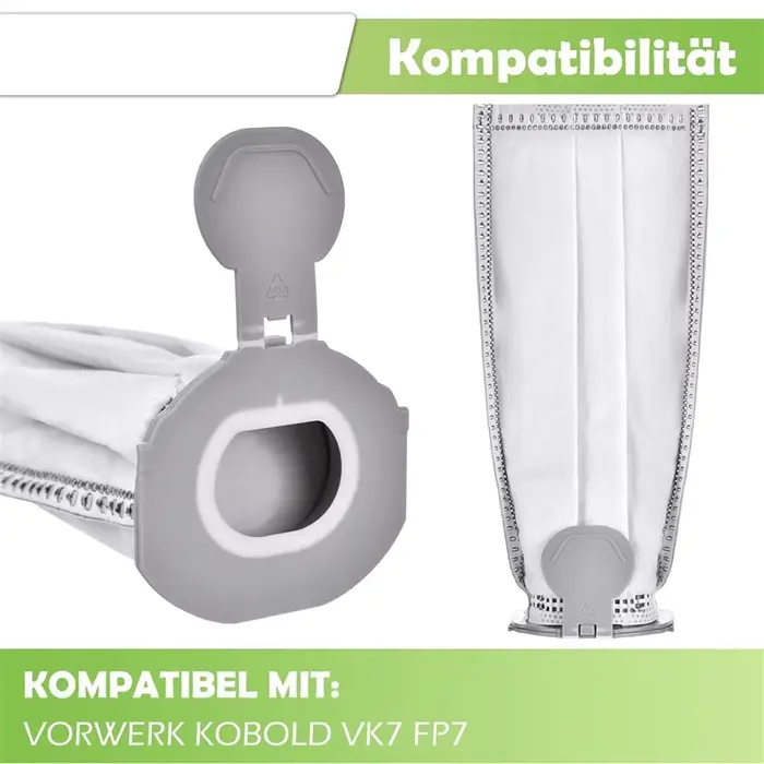 Sacs d'aspirateur pour Vorwerk Kobold VK7 FP7 Premium sac filtrant