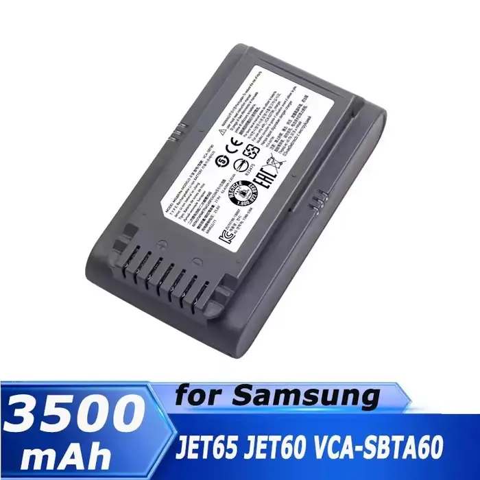 Nouveau pour samsung Jet 60 VCA-SBTA60 accessoires d'aspirateur Li-ion batterie Rechargeable de haute qualité