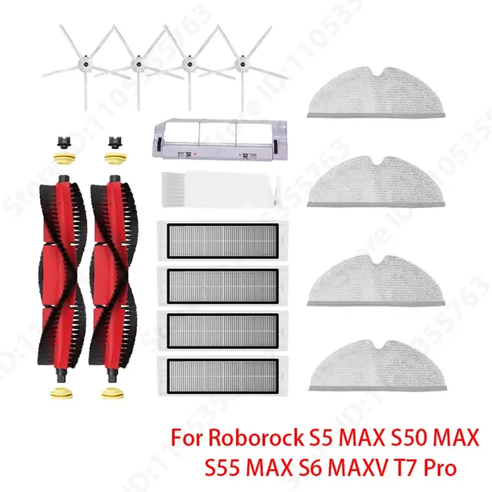Accessoires pour aspirateur Roborock S5 MAX S50 MAX S55 MAX S6 MAXV : filtre HEPA