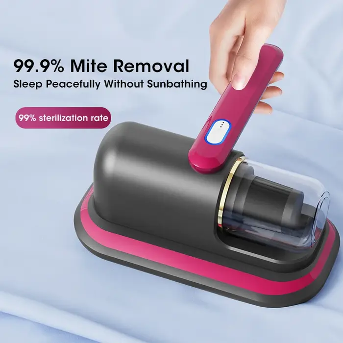 Aspirateur anti-acariens UV électrique 10kPa, puissant, portable, pour la désinfection des canapés et matelas