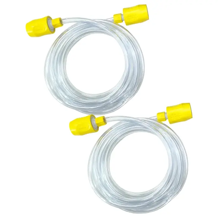 Tube de tuyau de remplacement avec connecteurs jaunes