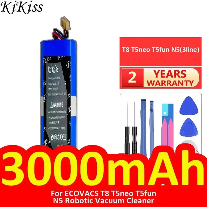 Batterie pour aspirateur robot 3000mAh haute capacité