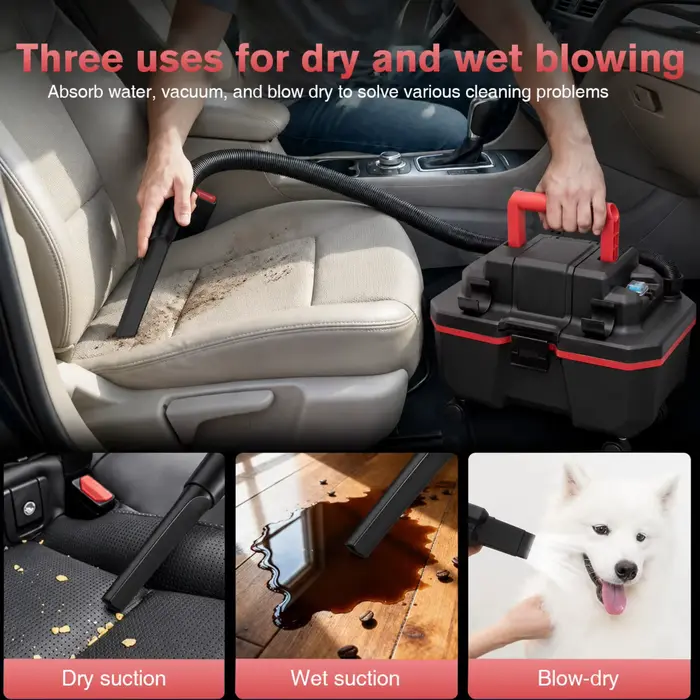 Aspirateur sans fil humide et sec multifonctionnel pour voiture