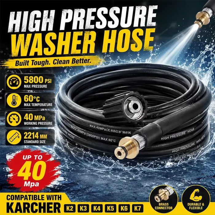 Tuyau de nettoyage haute pression de remplacement pour Karcher K2 K3 K4 K5 K6 K7